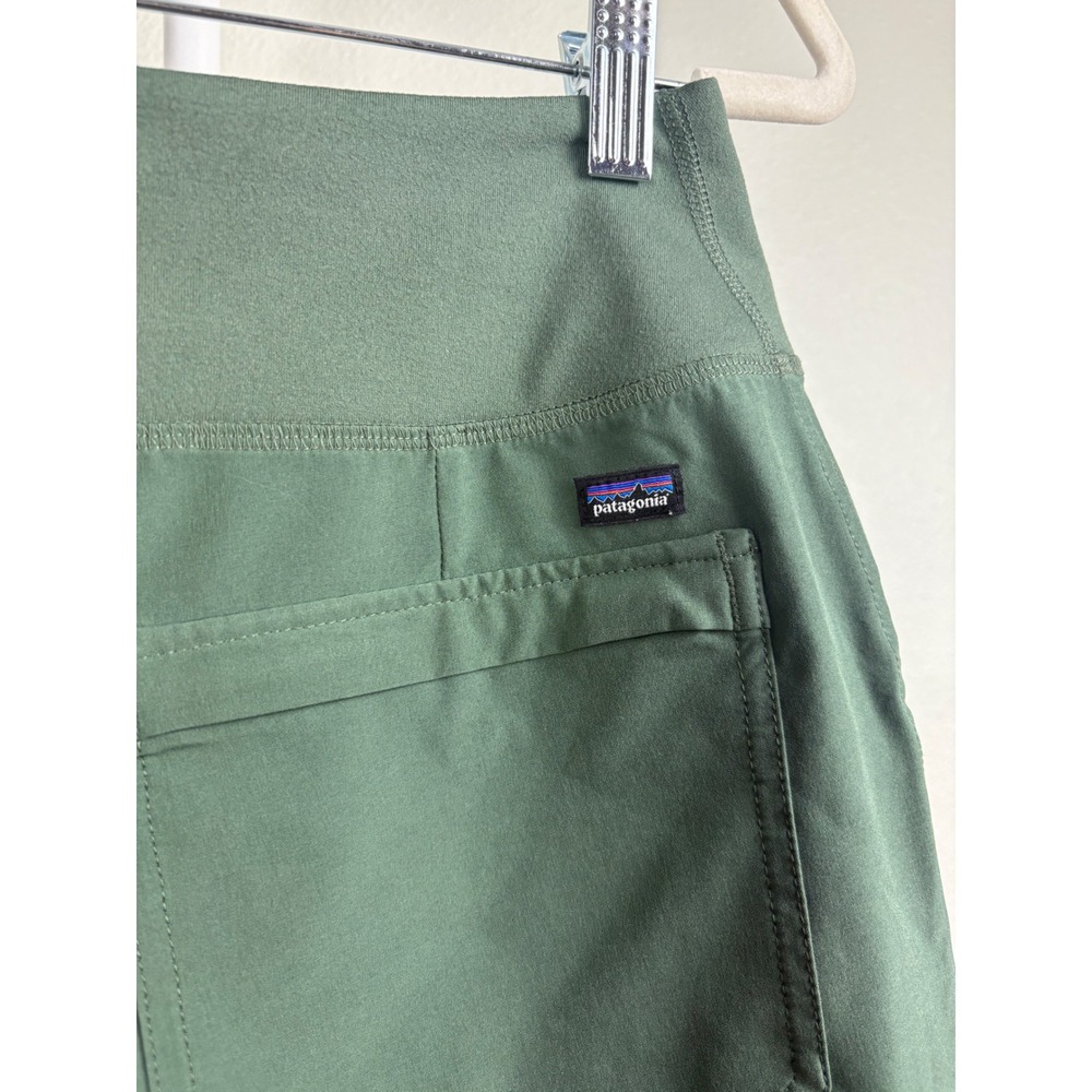 Patagonia Happy Hike Shorts Womens Small Green Stretch Trail Athletic 57305 - Picture 5 of 7